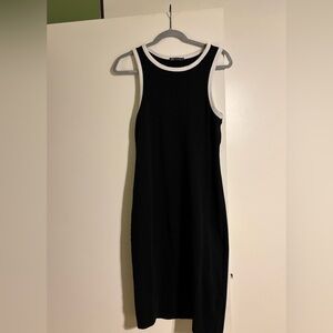 Zara ribbed midi dress (size: L)